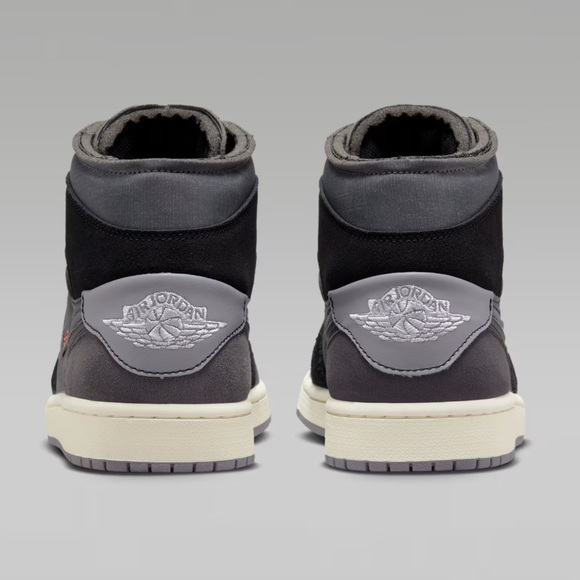 Air Jordan 1 Mid SE Craft Inside Out sneaker black and grey 10.5 - Picture 3 of 3